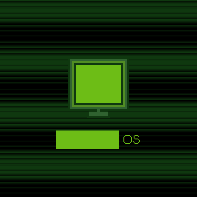 A cover for the site with an image of a monitor on the top and "██████ OS" on the bottom
